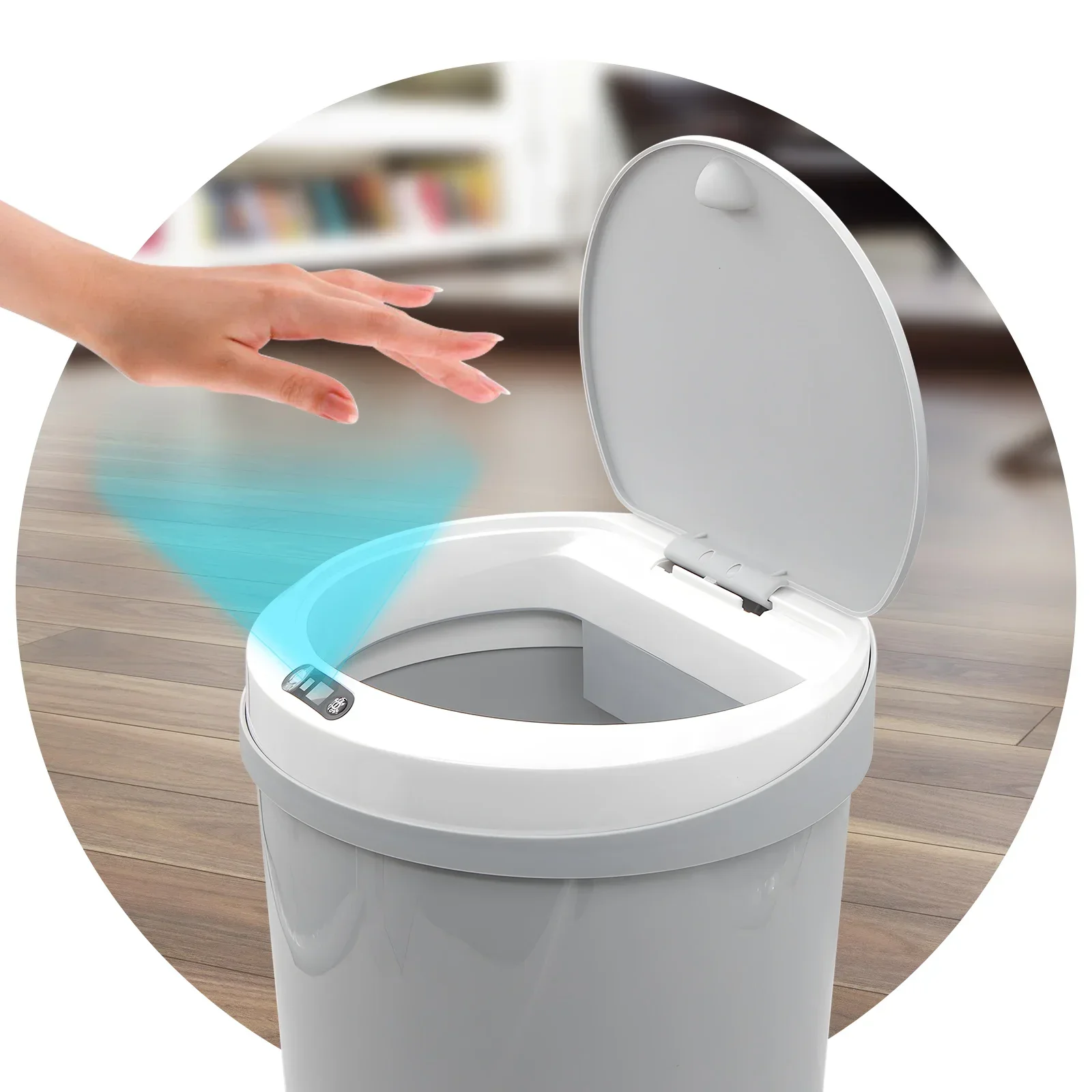 12Liters Smart Trash Bin with Automatic Sensor Trash with Infrared Sensor Dustbin Kitchen Waste Bin