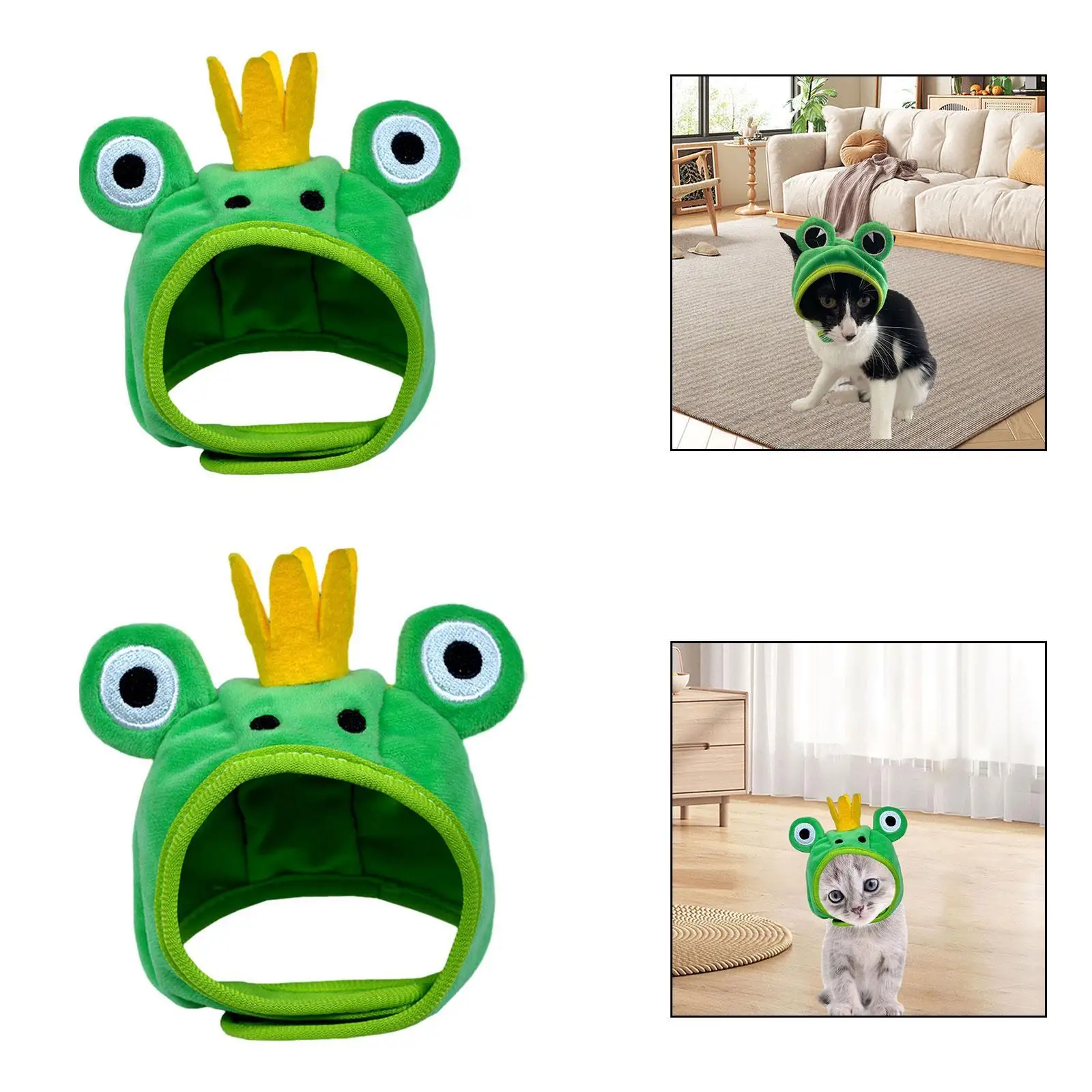 لطيف القط زي قبعة حزب تأثيري حلي مريحة لينة غطاء الرأس رئيس التفاف الكلب تأثيري المشي صور الدعائم عطلة