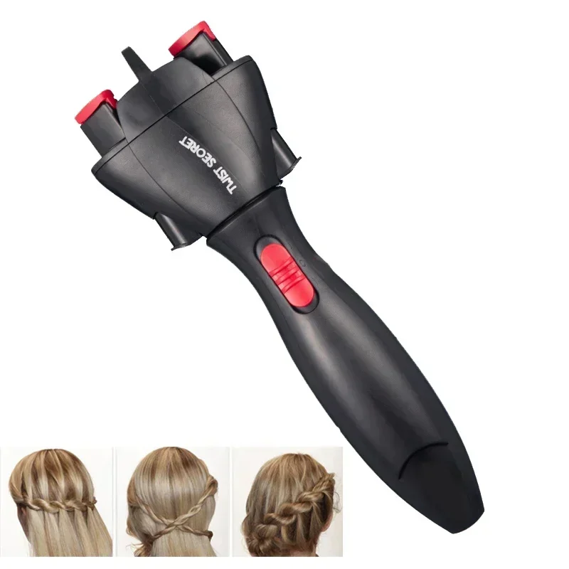 Electric Hair Braider Plait Automatic Twist Braider Styling Braiding Machine Quick Braid Tool Hair Styling Tool Hair Braider