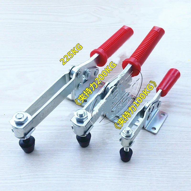 Toggle Clamp 201/201B/201C/225D Heavy Duty Horizontal Quick Release Toggle Clamps Set Clamps Woodworking Hand Clip Tool