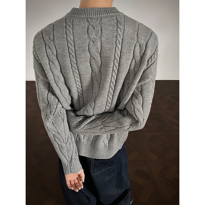Winter Cardigan Sweater Men Warm Fashion Casual Knitted Sweater Cardigan Men Korean Long Sleeved Sweater Mens Jumper Clothes