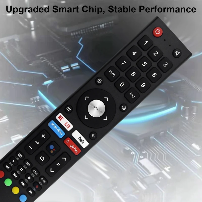 Replace Remote For CHIQ Smart 4K UHD TV L32H7N L32H7S U43H7AN U43H7L U43H7LX U50H7AN U50H7N U55H7A