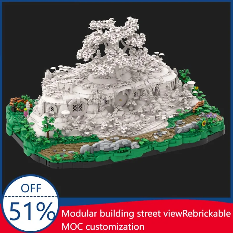 

NEW 2756 PCS MOC Bag End The Fantasy Hole Scene Model Building Blocks Assembly Educational Toy Creative Birthday Christmas Gift