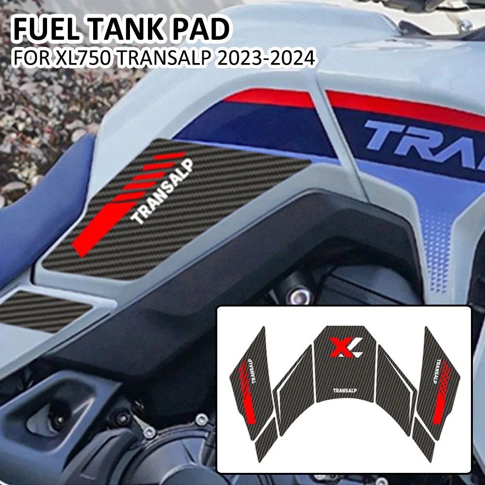 

New Motorcycle Anti Slip Fuel Oil Tank Pad Side Knee Grip Decal Protector Sticker Pads For Honda XL 750 XL750 Transalp 2023 2024