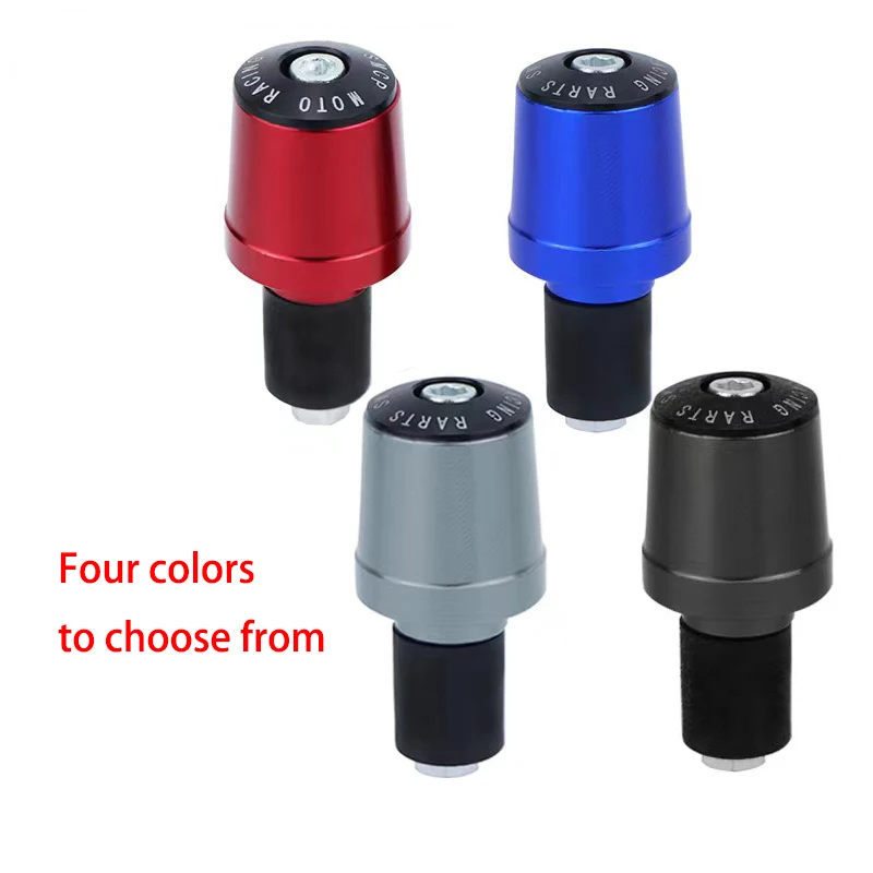 Universal Motorcycle Handlebar Grips Ends Motocross Handle Plug Weights Anti Vibration Slider Plug For Options