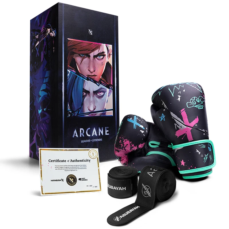 Hayabusa League of Legends Lol Arcane Jinx Vi Game Peripherals Limited Edition Boxing Gloves Collectible Model Toys Gift