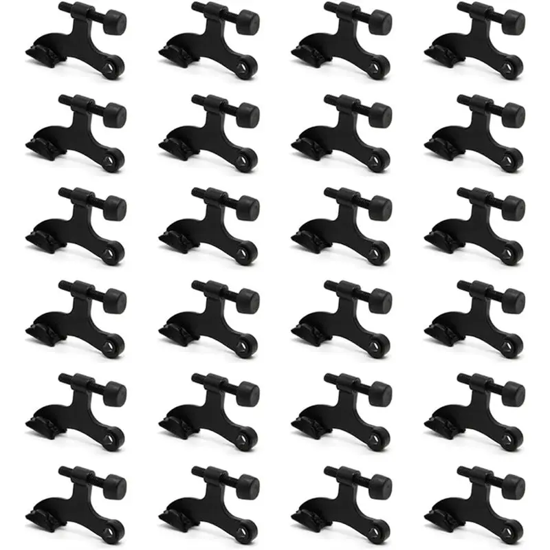 【popular】compact-and-small-1-set-24pcs-thickened-zinc-alloy-hinge-door-top-with-adjustable-door-stop-a-must-have-for-home-use
