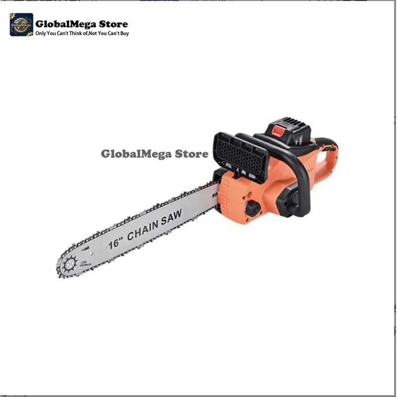 2026 Latest Cordless Electric Chainsaw for 16 Inch Brushless Motor Logging Pruning Garden Tool for DIY Home Use Portable