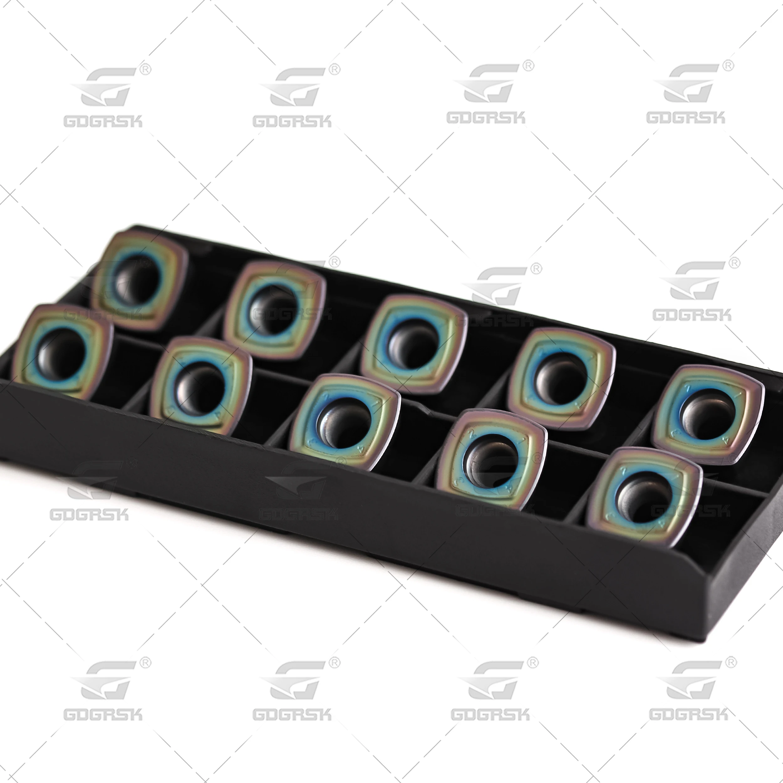شفرة طحن قطع ديسكار ، CNC مخرطة كربيد إدراج ، قطع المعادن تحول ، أداة جزء المواد ، SDMT120512 ، PH SDMT150512 ، PH TF618