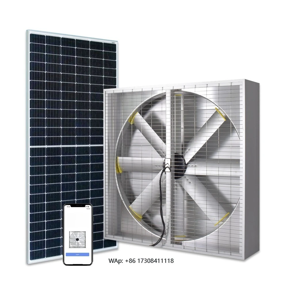 

Heavy Duty Aluminum Case Solar Energy Wall Exhaust Fan for Industrial Auto Electric Shutter for Greenhouse Poultry Farm Cooling