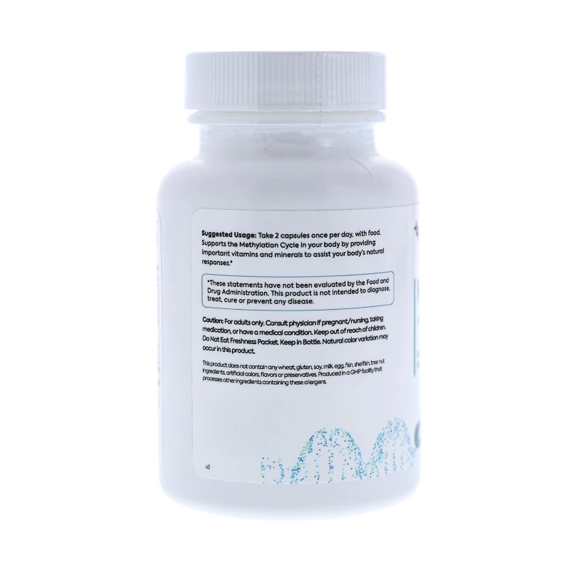 مجمع ميثيليشن خالي من الفيتامينات الميثيل B12 وفوليت الميثيل، فيتامينات ومعادن متعددة، 60 كبسولة #2