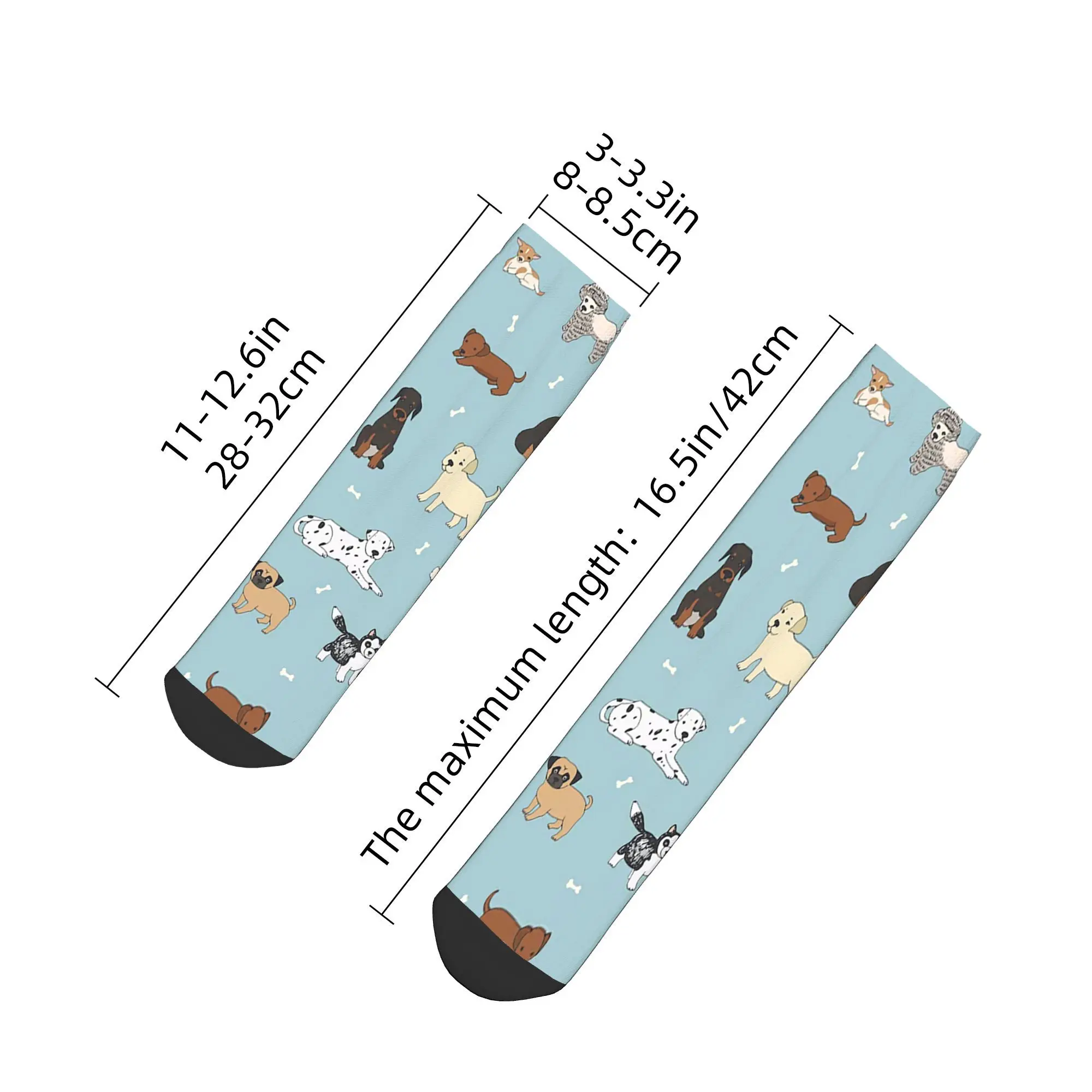 Calzini per cuccioli di cane Harajuku Calze assorbenti per il sudore Calzini per tutte le stagioni Accessori per regali unisex