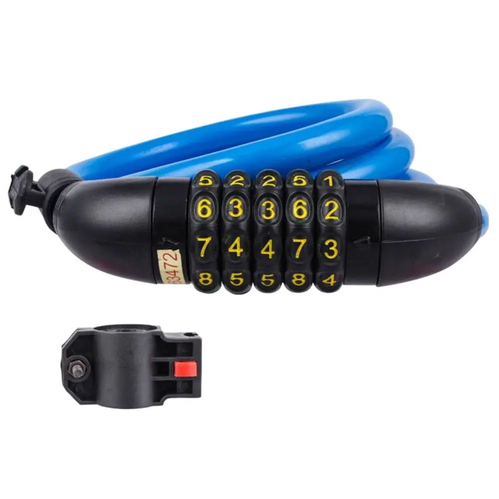 

Heavy Duty Bike Lock Cable 60/120CM Strong Combination Padlock Anti-Theft Bicycle Chain Lock Motorcycle Motorbike Scooter MTB