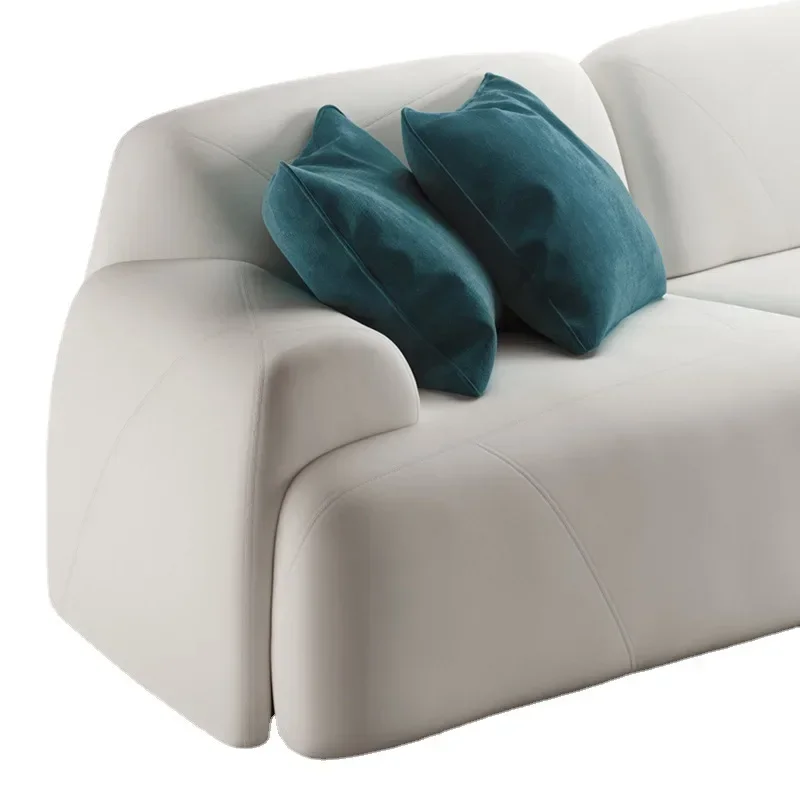 Light luxury leather sofa