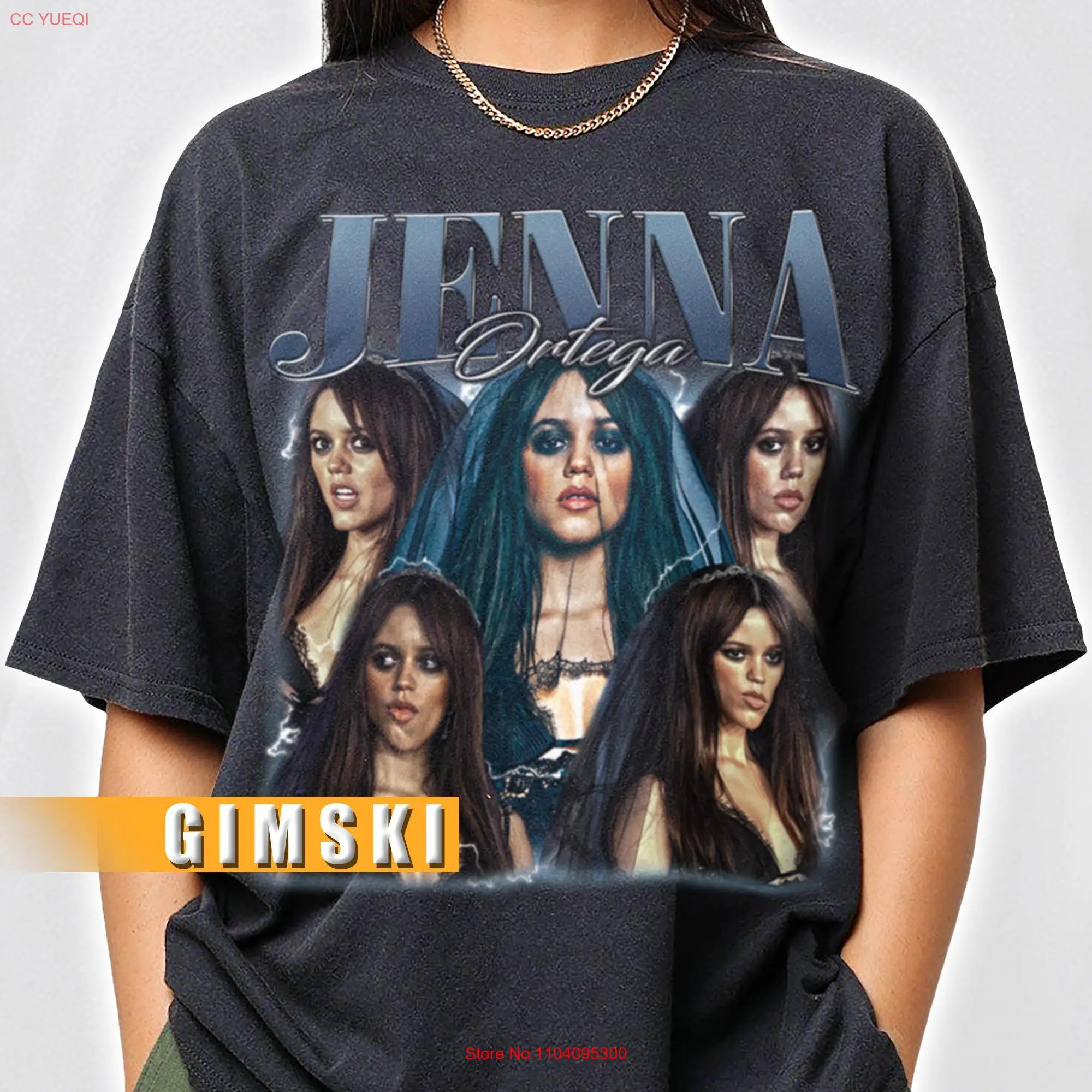 Limited Jenna Ortega T Shirt Vintage Bootleg Movie SweaT SKI11 long or short sleeves