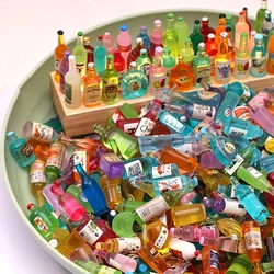 10/20/30 Stuks Mix Mini Hars Flessen Drankjes Voor Poppenhuis Decoratie Kids Fantasiespel Speelgoed