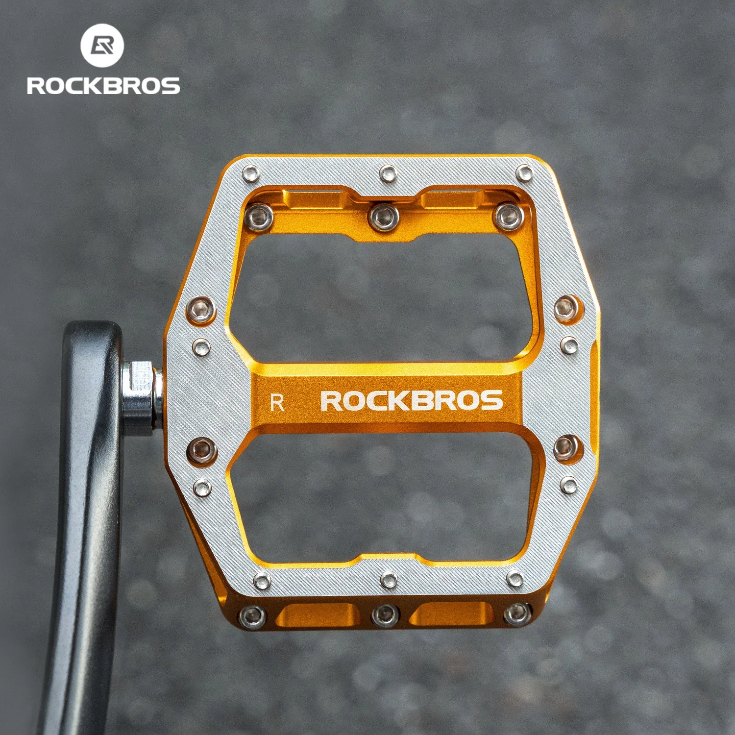 

ROCKBROS велосипедные педали из алюминиевого сплава, герметичная педаль с подшипником, легкие педали для шоссейного велосипеда Mtb, нескользящие пылезащитные велосипедные педали