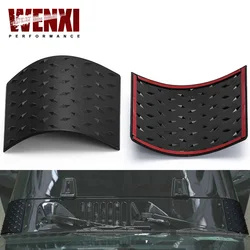 1Pair Black ABS Car Cowl Body Armor Outer Engine Hood Cowling Cover for Jeep Wrangler JK Rubicon Sahara Auto Styling Accessories