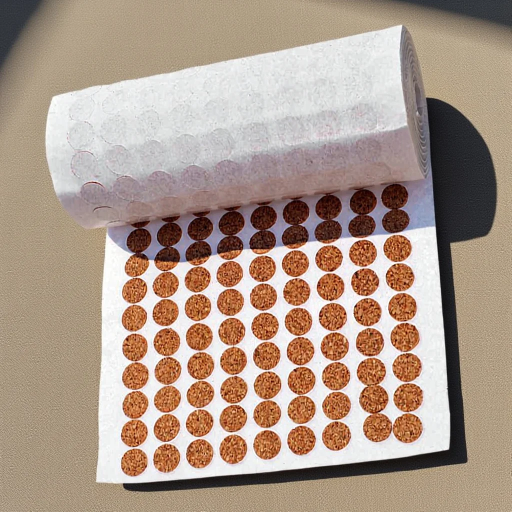 

Self Adhesive Cork Pads 1.5mm Light Brown 1 Roll Cabinet Door Protector Bumper Pad for Drawer Table Chair Leg Anti Slip