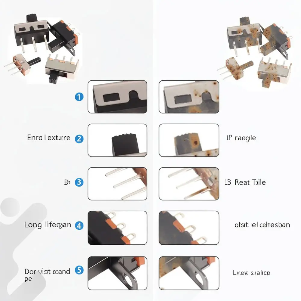 Miniature Power Slide Switch Assortment For Electronic Diy Projects Circuit Repair Electrical Toggle Mechanism Components