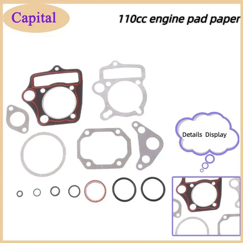 Premium 110cc Horizontal Engine Gasket Kit - Cylinder Piston Seals For Zongshen Kayo Dirt Pit Bikes & ATVs HotHot