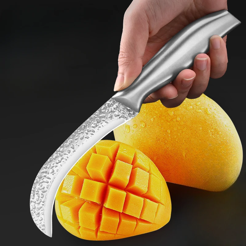 Stainless Steel Fruit Knife Forging Special Knife for Opening Jackfruit Fruit Shop Commercial Banana Knife Small Scimitar