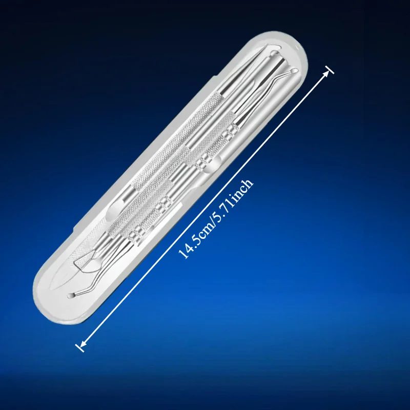 Ensemble de dissolvant de cuticules en acier inoxydable, outils de manucure et de pédicure inodores, lime à ongles, polissage des ongles pour usage domestique et en Salon, 1/9/10 pièces