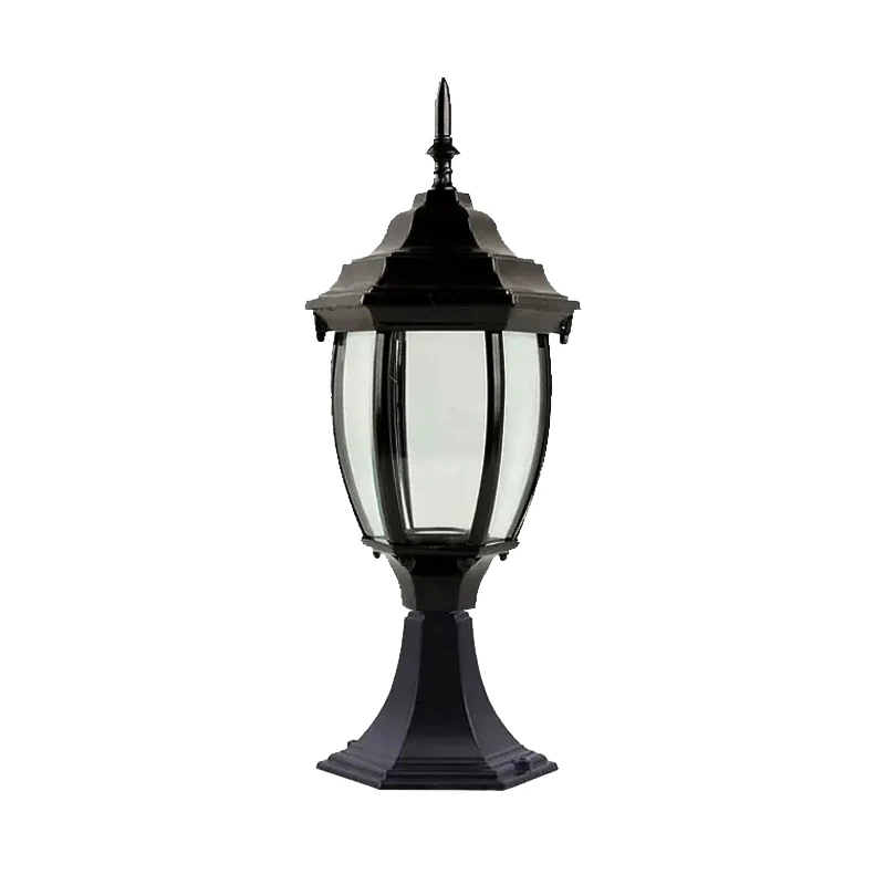 Lampe frontale de colonne de clôture étanche extérieure, lampe murale de style européen, maison, porte, villa, jardin, cour