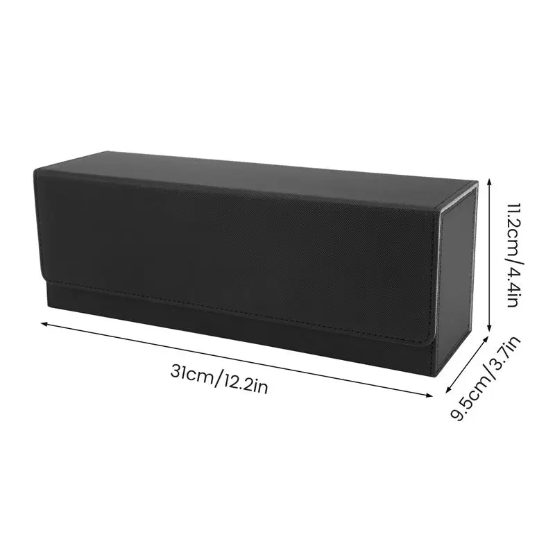 dt19-3x-pu-leather-trading-card-storage-box-holds-900-sport-cards-or-200-toploaders-magnetic-fastener-for-baseball-football
