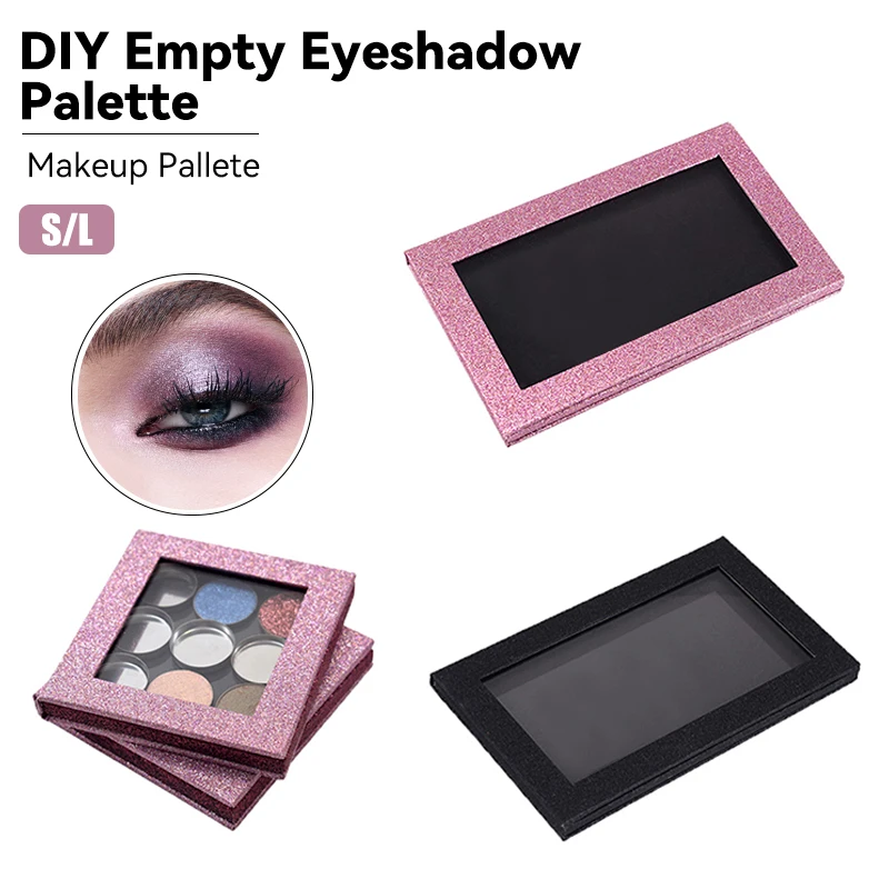 Empty Eyeshadow Palette Magnetic DIY Eyeshadow Concealer Case Holder Packing Tray Makeup Tool Easy To Carry