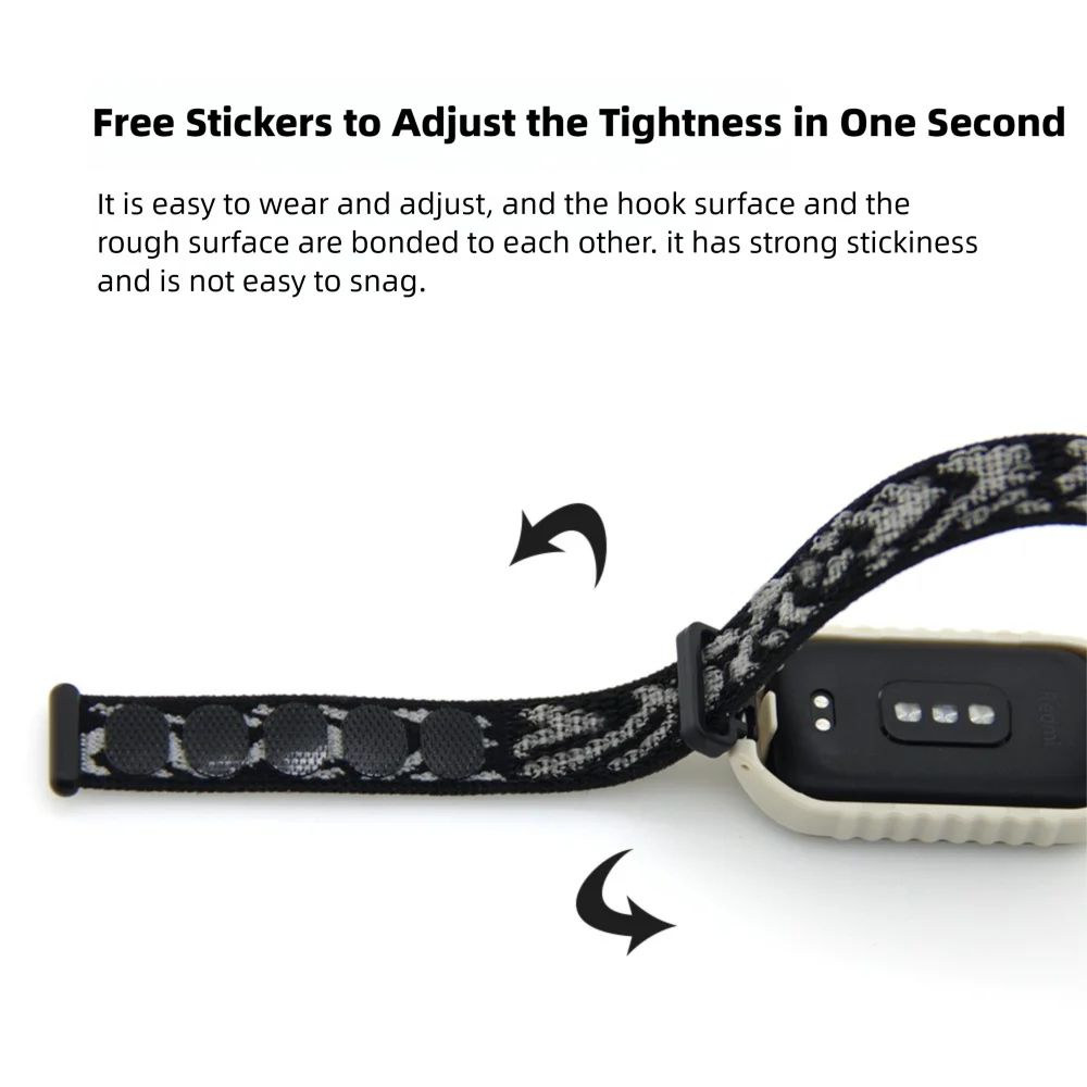 حزام ساعة من النايلون مع حافظة واقية لساعة Redmi Band 2 سريعة الإصدار وقابلة للغسل وقابلة للتعديل