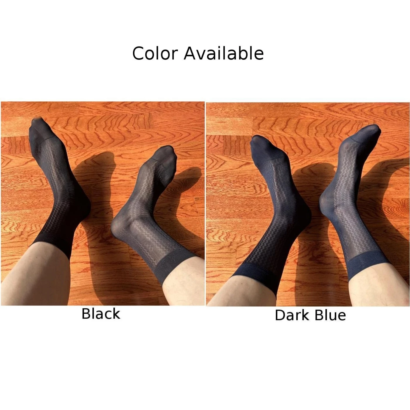 Bas transparents de 20cm pour hommes, chaussettes tubulaires transparentes et soyeuses, chaussettes tubulaires transparentes, matériau respirant, vêtements confortables