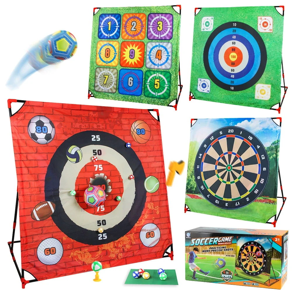 Partyspiel-Requisiten, Sport-Dekompressions-Komfortspielzeug für Kinder, 1, Wurfspiel für den Außenbereich, Fußball-Standspielzeug für Eltern und Kinder