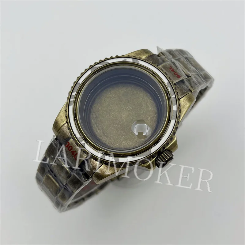 BLIGER Bronze Retro Niche 40mm case Sapphire Crystal Glass NH35 NH34 NH36 NH38 Eta 2824 Miyota 8215 movement 28.5mm