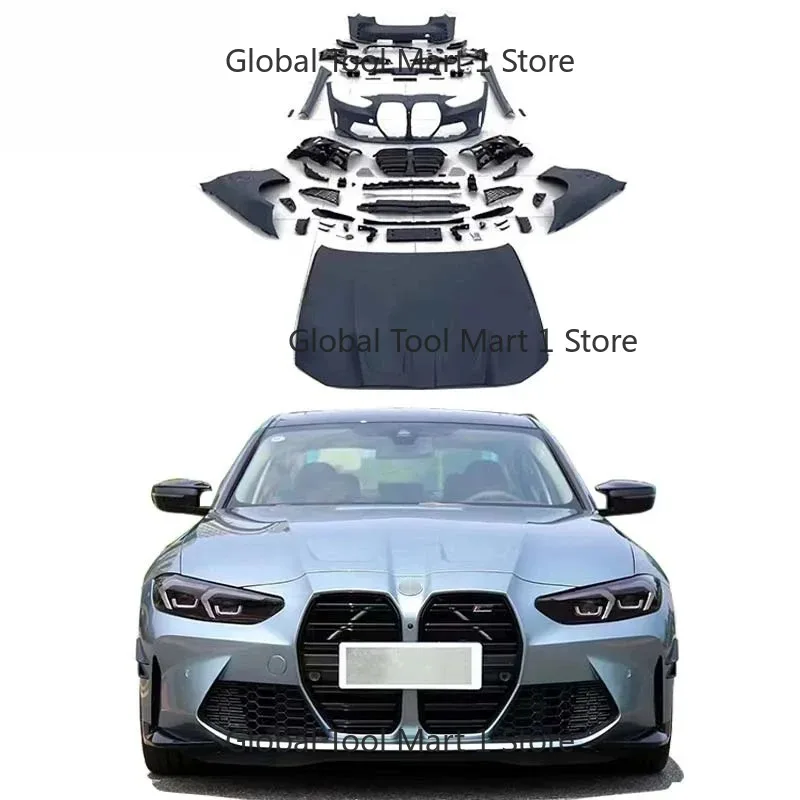 

Флеш-распродажа! Комплект обвеса для BMW 3 серии G20: обновление до M3 (передний бампер, капот, крылья, задний бампер, боковые пороги) 2022-2023