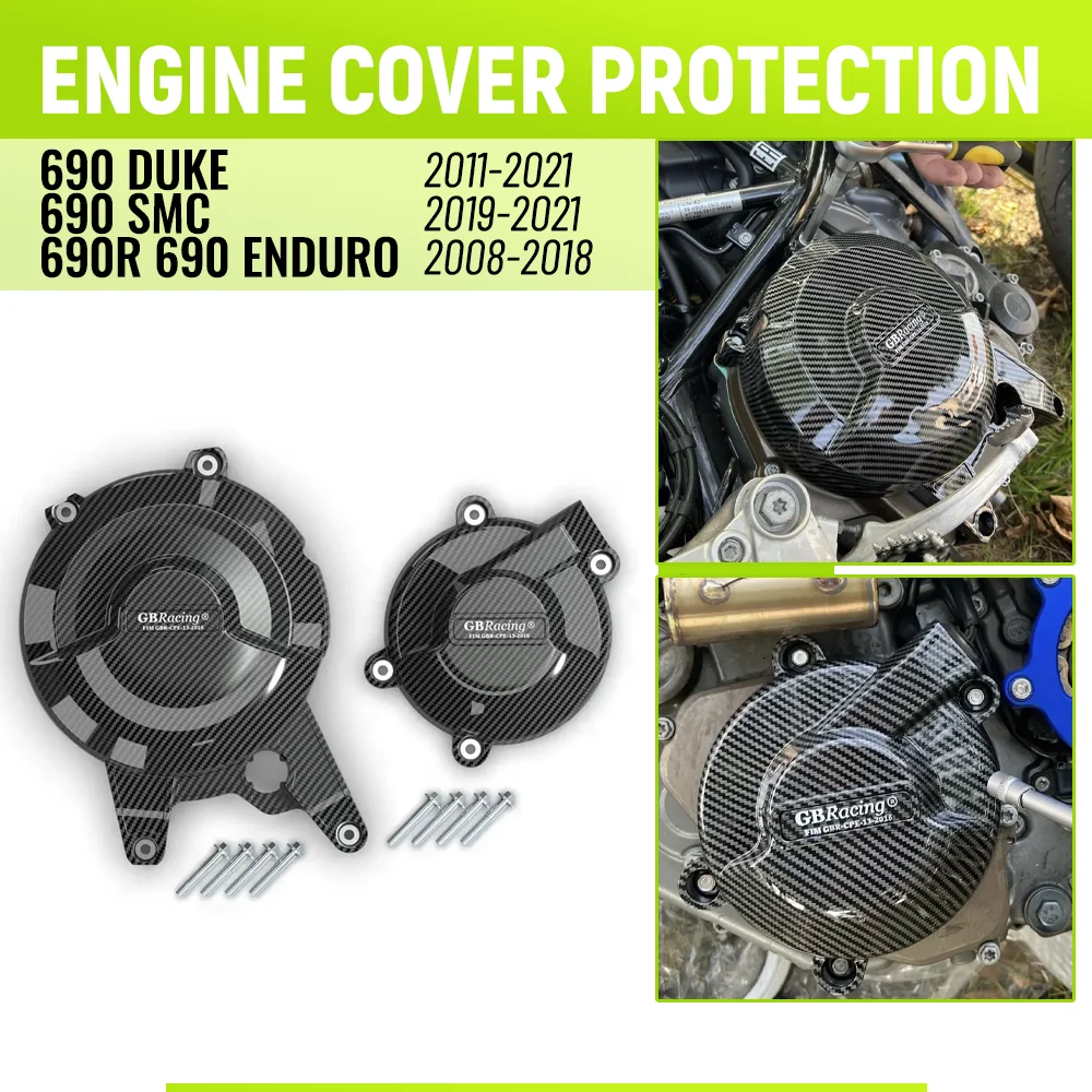 

Защитные чехлы для двигателя мотоциклов 690 Duke 2011-2021, 690 SMC 2019-2021, 690R, 690 Enduro 2008-2018