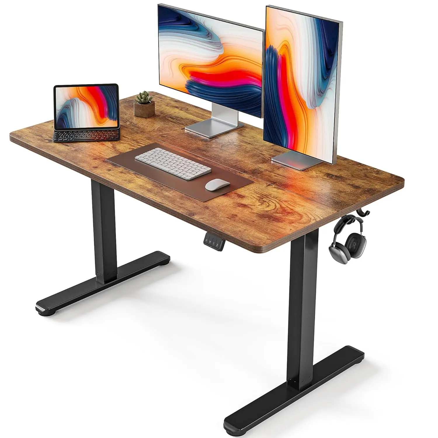 

Electric Standing Desk, 48 x 24 Inches Height Adjustable Stand up Desk, Sit Stand Home Office Desk, Computer, Customized