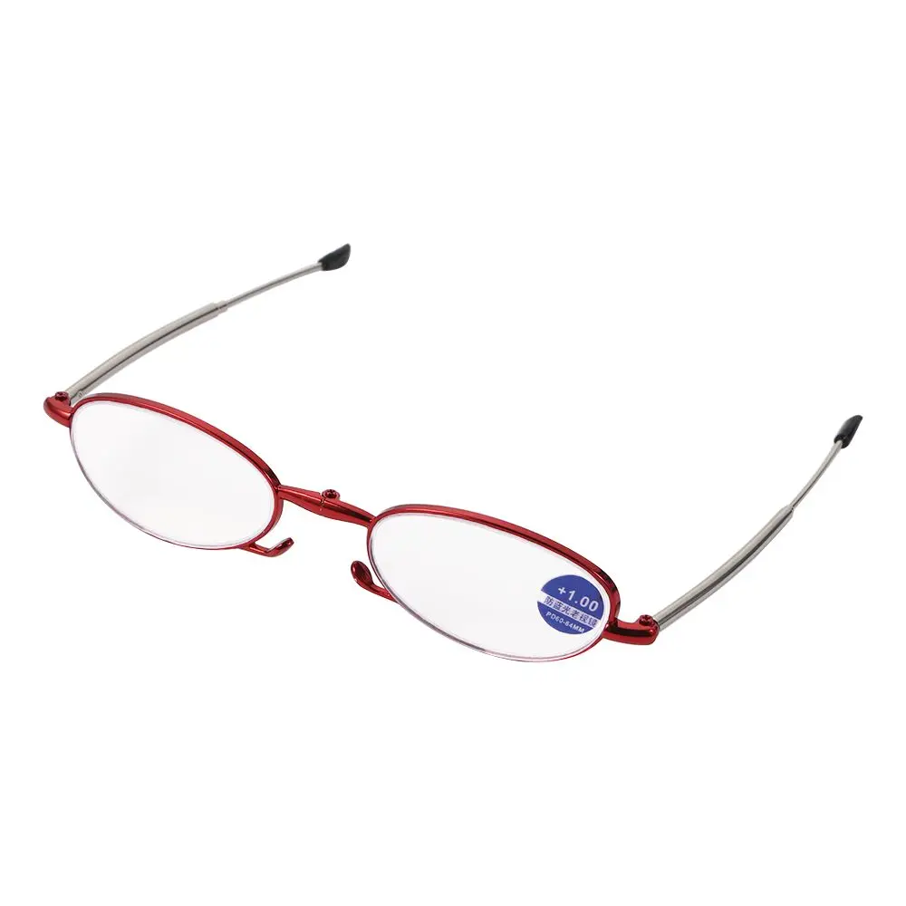 Lunettes d'ordinateur pliables en métal pour hommes et femmes, verres de lecture avec boîtes, pour hypermétropie, presbytes