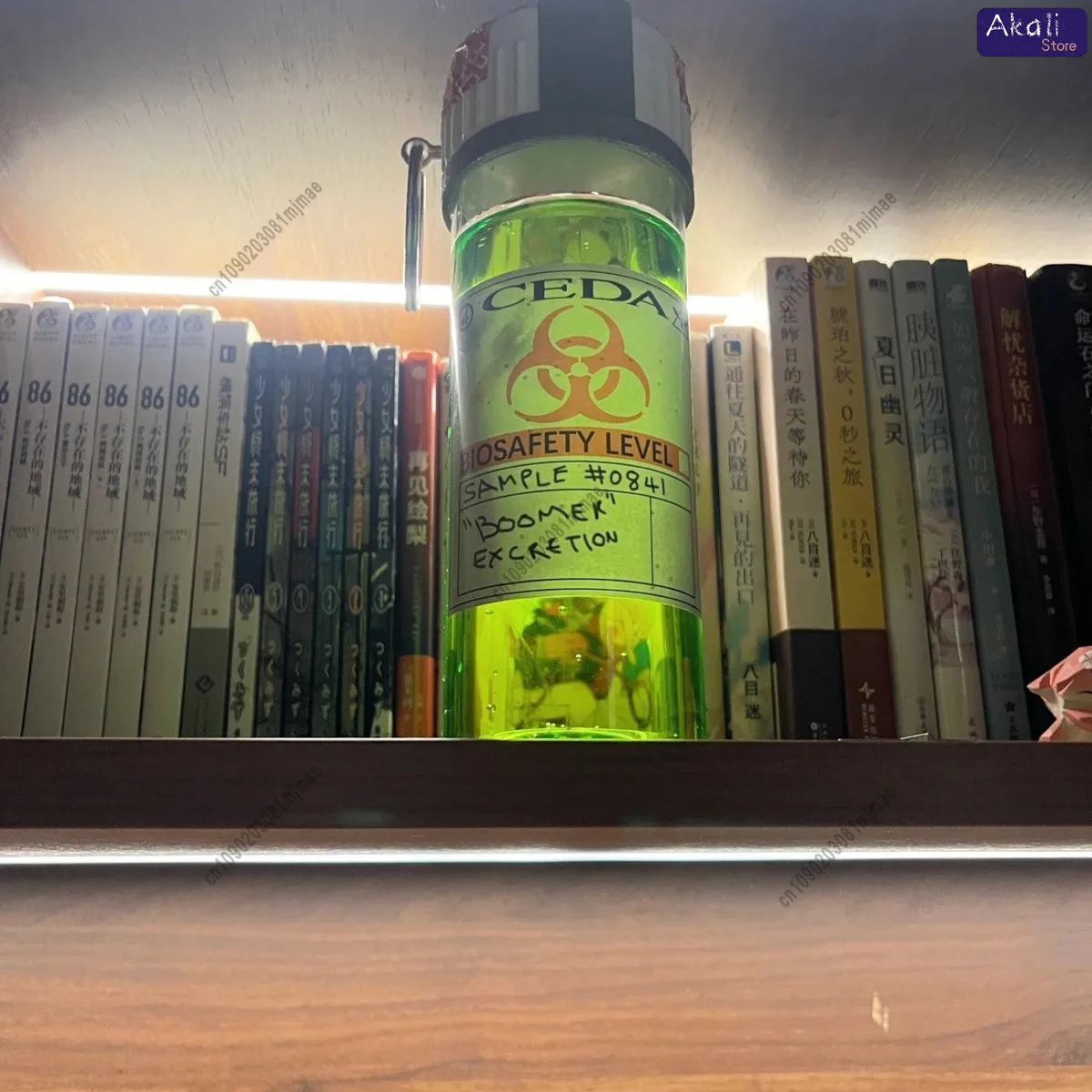 Зеленый биоэнергетический реквизит для бутылки, игровой стиль, украшение, креативный косплей, коллекционный реквизит для ролевых игр