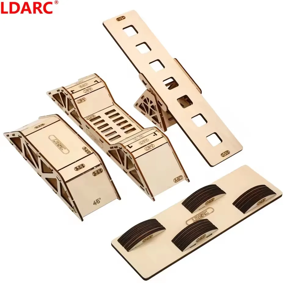 LDARC Desktop Simulation Off-road Obstacle Course for 1/43 1/58 1/64 RC Model Car Crawler Toy Field