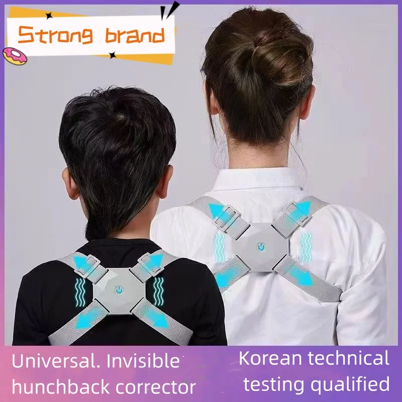 

Xuanyujin intelligent posture corrector hunchback correction student sitting posture correction artifact writing hunchback correction belt invisible posture correction body shape adult and kidsren universal water charging smart reminder sitting posture