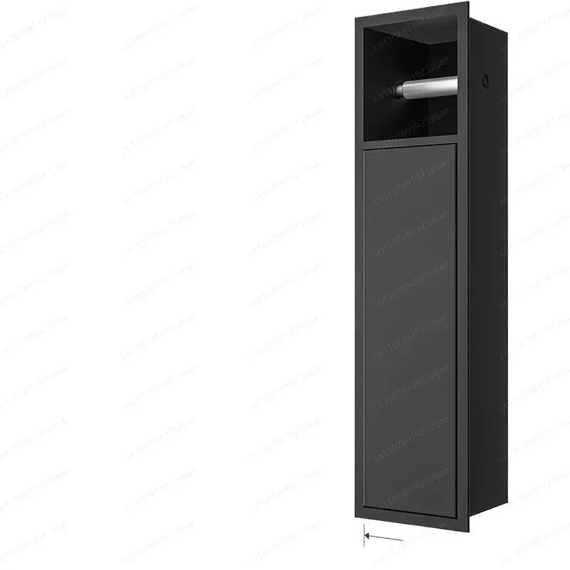 

Stainless Steel Niche Bathroom Embedded Niche Toilet Brush Wall-Mounted Multi-color