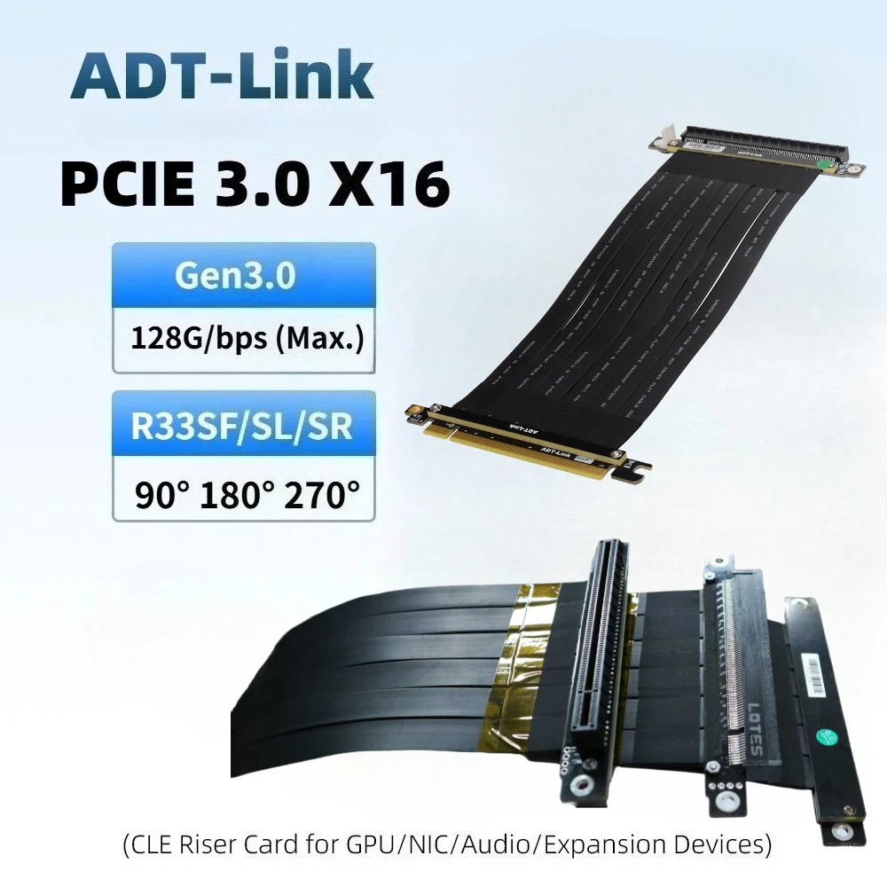 cable-riser-adt-link-pci-e-30-x16-cable-de-extension-para-tarjeta-grafica-pcie-16x-conector-en-Angulo-de-90-grados-°-180-°-270-°-adaptador-vertical-gen30-gtx-1080ti