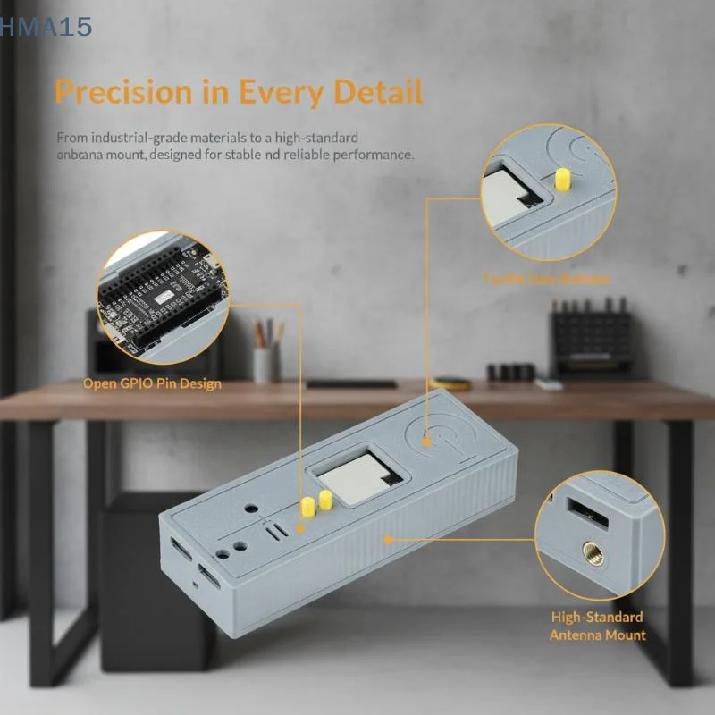 【YA】Wear-resistant ESP32-S3 Wi-Fi BT Development Board Shell 44-Pin with Antenna Holes for Long-term Electronic Project Use