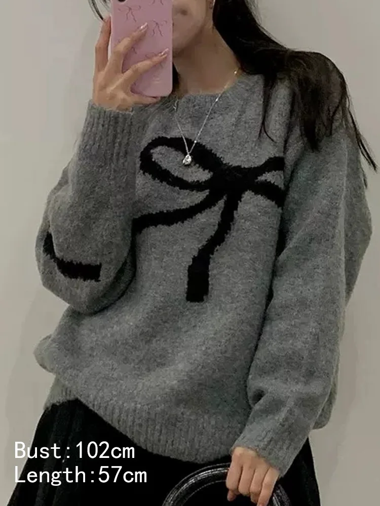 

Новые модные полосатые пуловеры, вязаные женские свитера, осень-зима, повседневные свободные женские свитера, офисные женские зимние топы