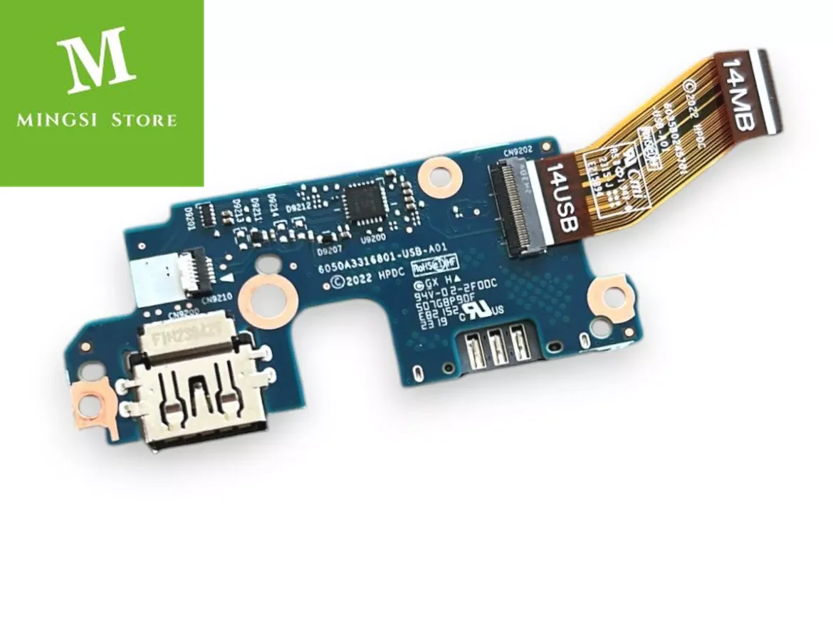 

FOR Hp ZBook Firefly 14 ELITEBOOK 840 845 G9 G10 USB Board W Cable 6050A3316801 N09042-001