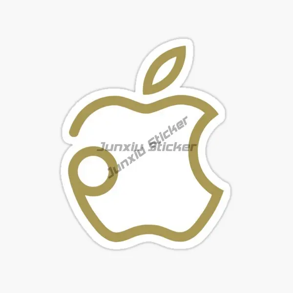 Creative Apple Logo PVC Waterproof Stickers Accessories for Decorate Car Wall Room Off-road Van Table Motorcycle Fridge