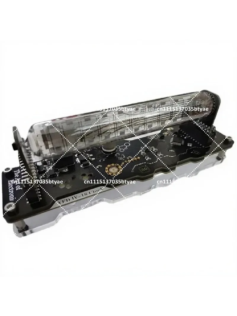 IV18 Vacuum Fluorescent Tube Clock RGB LED Nixie Table Display 5V Touch Keys Cyberpunk Desk Decor