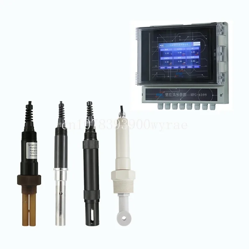 MPG-6099 Multi IOT Water Quality Analyzer Nitrate Ammonia PH sensor Probe TDS Temperature 6 in 1 Tester Meter