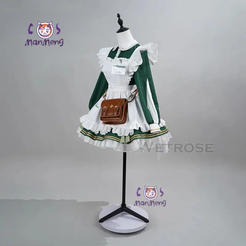 Виртуальный YouTuber Vtuber Ними Кошмар Медсестра Парик с запахом Полный комплект Косплей Костюм Хэллоуин вечерние девушка Лолита платье униформа горничной